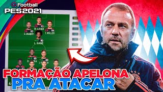 PES 2021 l FORMAÇÃO TOP PARA ATACAR E CRIAR CHANCES DE GOL!! CRIE MAIS JOGADAS OFENSIVAS 💥🔥