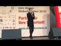Sicherheitsfest 2015 - Wie wird man seinen Schatten ...