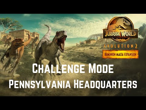 5 Star Challenge Mode Jurassic Difficulty: Pennsylvania Headquarters | No Commentary, JWE 2