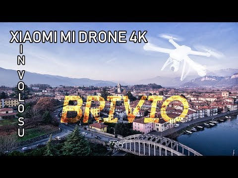 XIAOMI MI DRONE 4K IN VOLO SU BRIVIO E FIUME ADDA