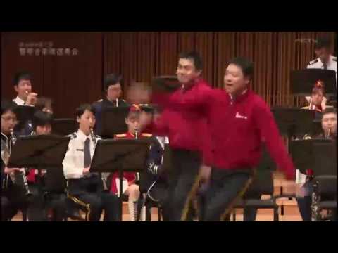 第26回北陸三県警察音楽隊演奏会   ５　パプリカ・真っ赤な太陽　～石川・富山県警察音楽隊とのコラボ演奏～　2019年11月2日