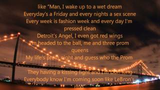 Big Sean So Much More - Lyrics on screen