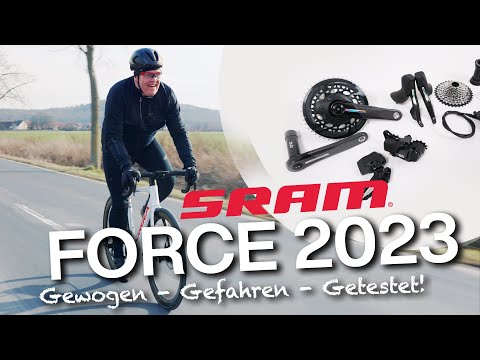 SRAM FORCE AXS 2023 - was ist NEU an der Schaltgruppe? neue Powermeter, erste Probefahrt und Gewicht