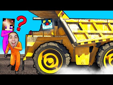 NASCONDINO CON IL CAMION GIGANTE SU GTA5!!!