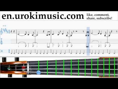 How to Play Violin David Guetta Justin Bieber - 2U Tabs Part#2 um-i352