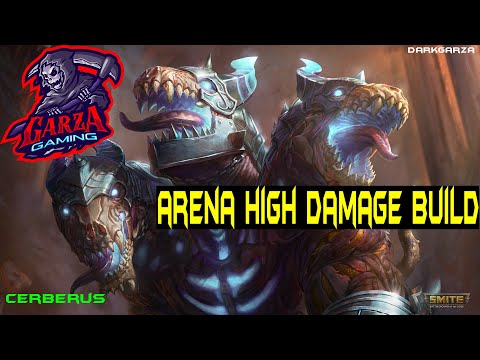 Smite Arena Cerberus Damage Build | Newbie Friendly GOD | Smite Season 7 Arena Cerberus Damage