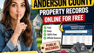 How to search Anderson County property records online for free