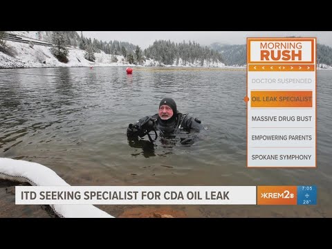 Idaho Transportation Department looking for a specialist to help contain oil leak in lake Coeur d'Al