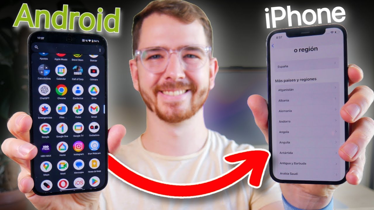 Como Pasar TODOS los Datos de Android a iPhone (gratis)