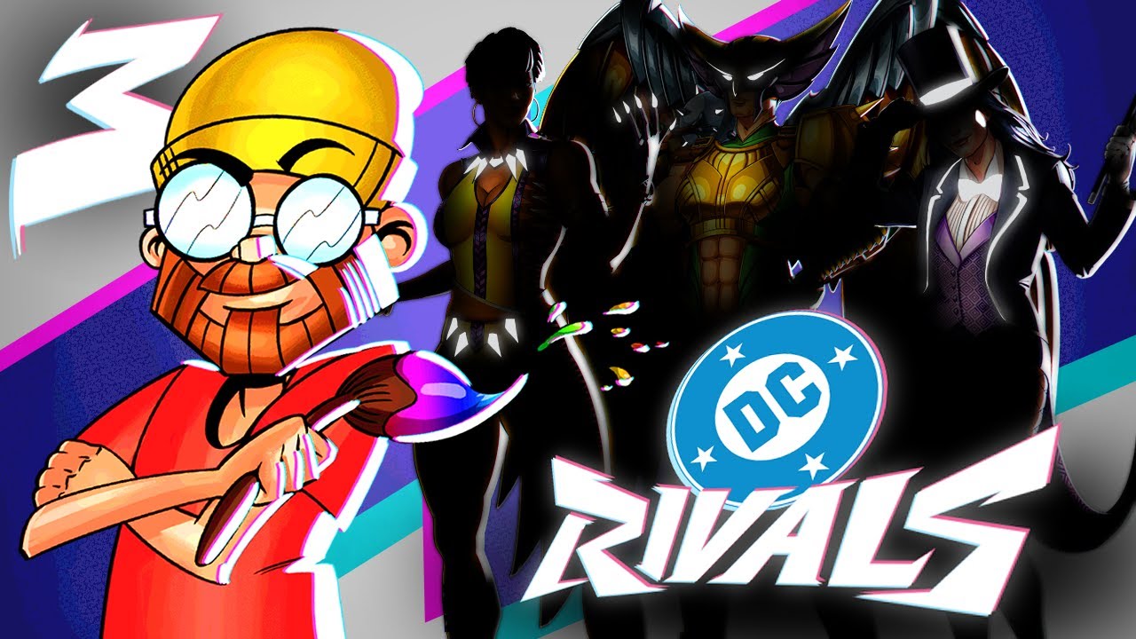 Painting DC Women in MARVEL RIVALS | DC Rivals Art Challenge #3