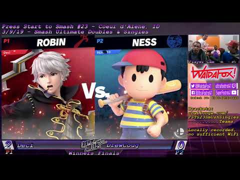 PSTS23 - Ult. Singles WF - Deci (Robin) vs. DrewCoug (Ness)