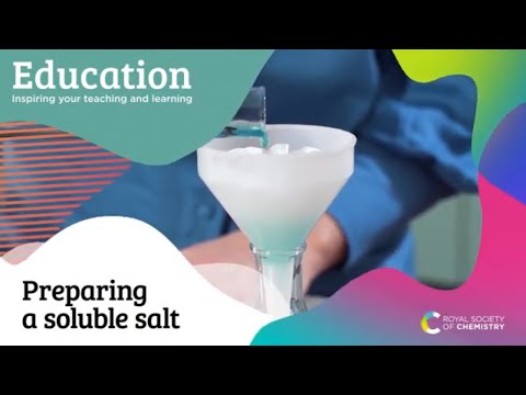 Preparing a soluble salt | 14–16 Practicals