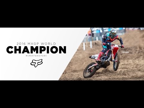 Tim Gajser | 2016 MXGP World Champ | Create History