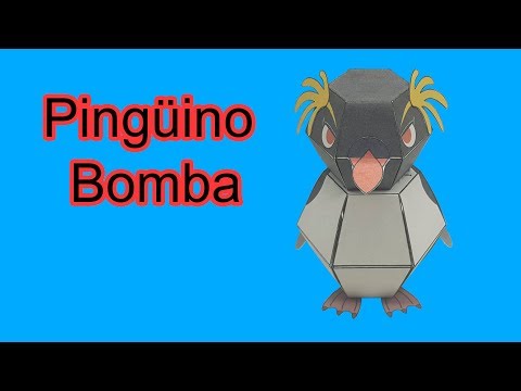 How to Make Penguin Bomb, Origami Pop-up, from Nakamura Pinguim Explosive! Sagaz Perenne