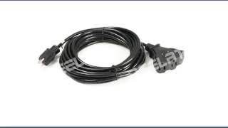 25 ft 5-15 3-Outlet Extension Cord--LA004H/LA052H