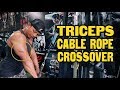 Variasi latihan otot triceps dengan Cable Rope Crossover / Otan GJ