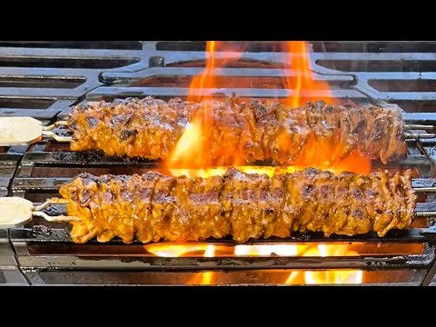 Gyros Schweinshalsspiesse