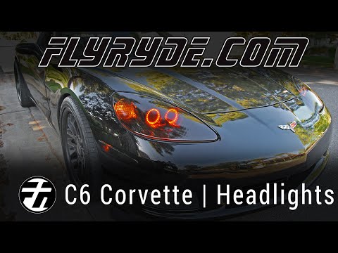 Chevy C6 Corvette Angel Eyes - Switchback LED