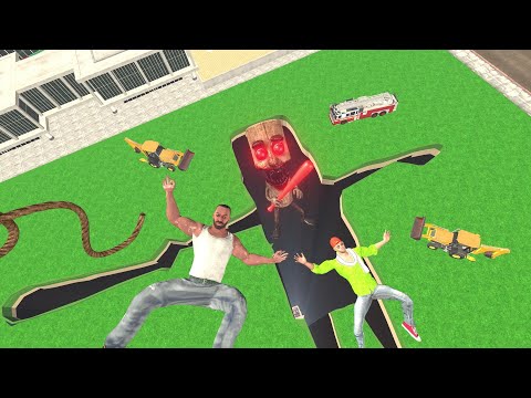 Franklin Fall In Deepest Horror Tung Tung Sahur Hole In Indian Bike Driving 3D: