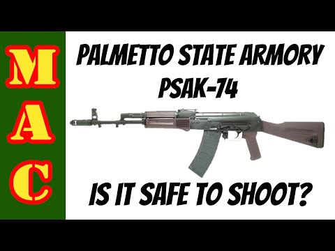 Palmetto State Armory PSAK-74 - Are they safe to shoot or are the locking lugs defective?