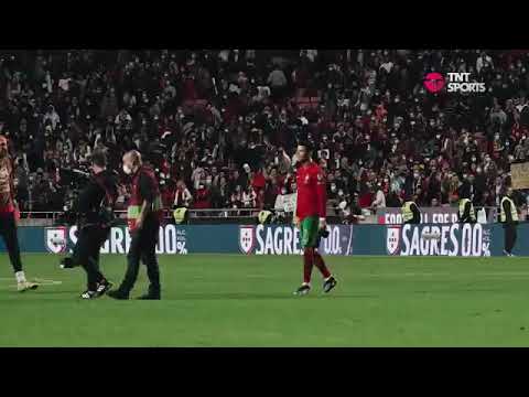 Ronaldo angry at Fernando Santos after portugal lose 2-1 against serbia and lose ticket to world cup