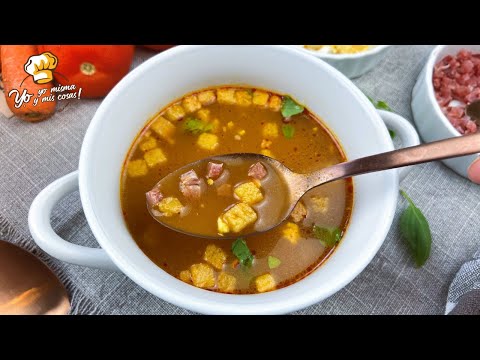 Recetas que alimentan el alma Rica SOPA de TOMATE 🍅