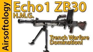 Trench Warfare Dominator! |  Echo1 ZB30 Support Weapon Preview / Review | Airsoftology