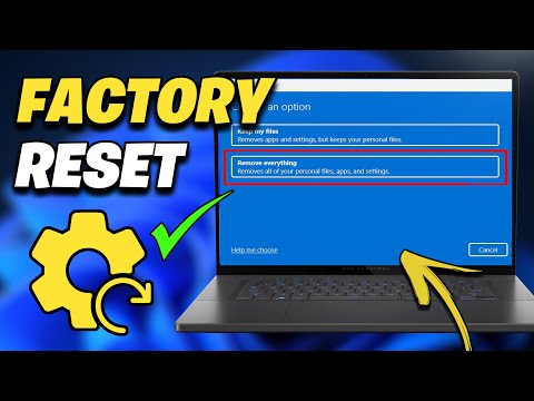 How To Reset To Factory Settings On Asus Laptop - NEW 2026✔️