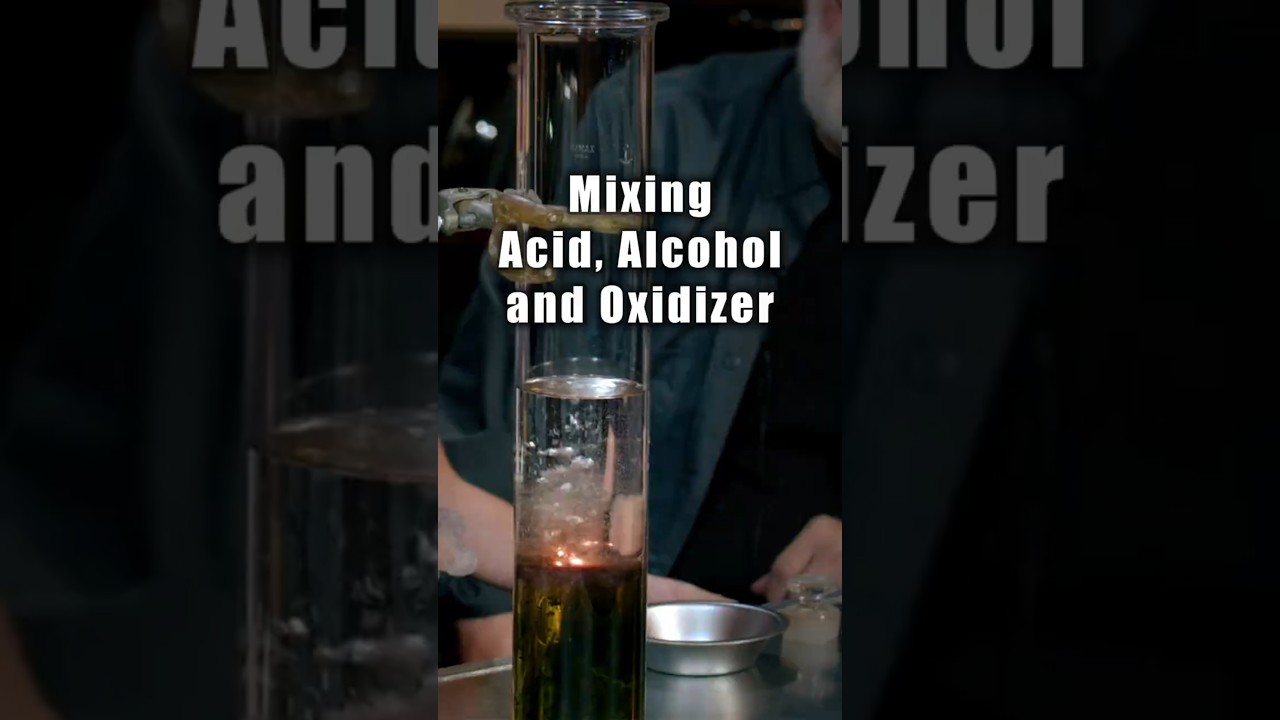 What happens when you mix acid, alcohol, and a powerful #oxidizer?  - #TheWizardArchives