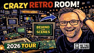 So much crazy retro stuff - My 2026 Roomtour - a behind the scenes look #pcbway #roomtour #retro