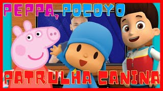 PEPPA,POCOYO E PATRULHA CANINA Revelam Seus Jogadores Favoritos Copa Do Mundo-Historinha Infantil