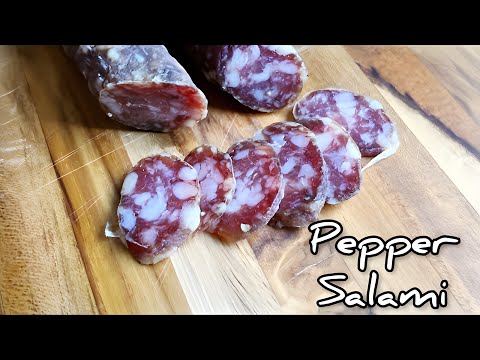 How to Make Pepper Salami #asmr #salami