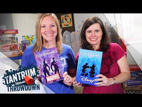 Codenames Marvel vs Codenames Disney Throwdown