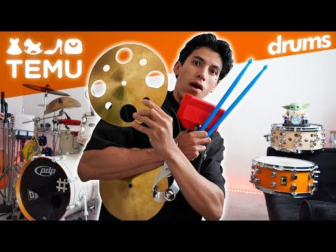 Trying CYMBALS & drum accessories from TEMU