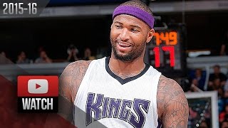 DeMarcus Cousins - Rajon Rondo - Sacramento Kings - Carmelo Anthony - New York Knicks