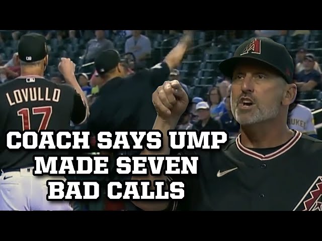Torey Lovullo counted the umpire's missed calls, a breakdown