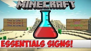 Minecraft Plugin Tutorial - Essentials Signs (Buy, Sell, Colour, etc) - How to Enable Signs