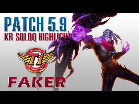 SKT T1 Faker - Varus Mid Lane - KR SoloQ Highlights