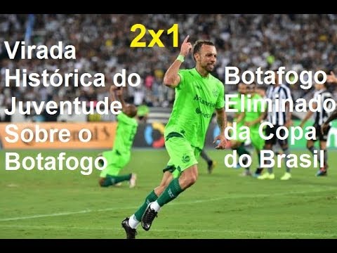 Juventude 2 x 1 Botafogo | BOTAFOGO ELIMINADO - Melhores Momentos (COMPLETO) - COPA DO BRASIL 2019