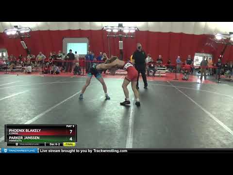 Junior Boys 126 Phoenix Blakely Illinois Vs Parker Janssen Minnesota