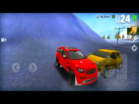 Red Car Extreme SUV Driving Simulator #100 Offroad Drive Range Rover - Car Game Android gameplay