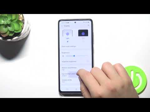 How to Increase Display Sensitivity in SAMSUNG Galaxy A52s - Display Settings