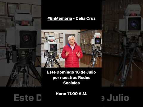 No se pierdan el especial que tenemos de Celia Cruz este domingo en nuestras redes sociales. 11 A.M.