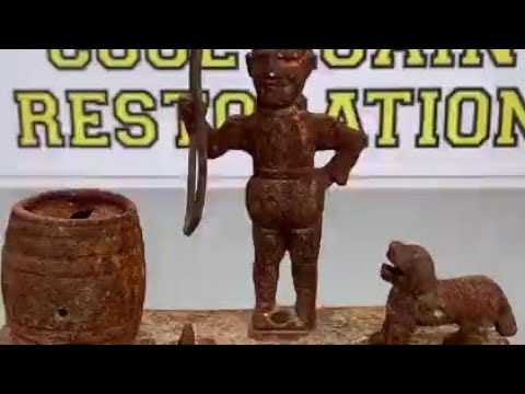 Restoring a Rusty Trick Dog Coin Bank Back to Life!
