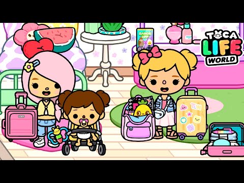 Packing For Vacation in Toca Life Family Roleplay - Titi & Goldie