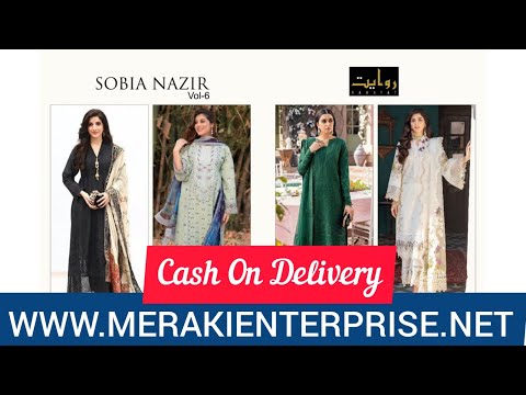 Sobia Nazir Vol 6 Designer Pakistani Suits | Party Wear Suits | Cash On Delivery |Made In India 2022