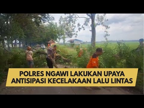 POLRES NGAWI LAKUKAN UPAYA ANTISIPASI KECELAKAAN LALU LINTAS