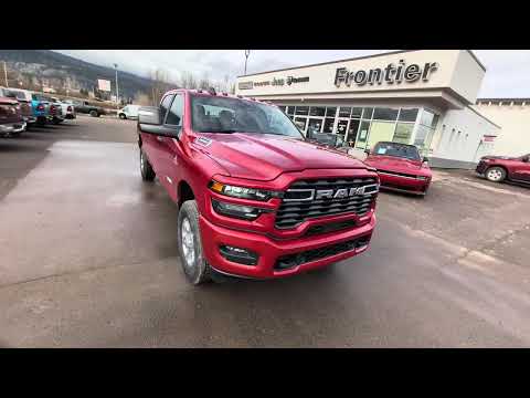 2026 Ram 3500 Big Horn 4x4 Crew Cab 8' Box in Red for sale at Frontier Chrysler Dodge Jeep Ram Fiat Ltd. in Smithers, BC