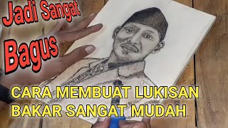 Download lagu Cara membuat lukisan Bakar (pirography) limbah kayu menjadi barang mewah || #LukisanBakar mp3