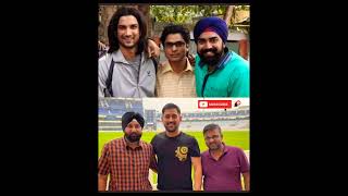 MS Dhoni with his childhood friends🙏🔥Reel vs Real😱🏏#msdhoni#friends#ssr#pic#viral#indvsnz#kohli#gill